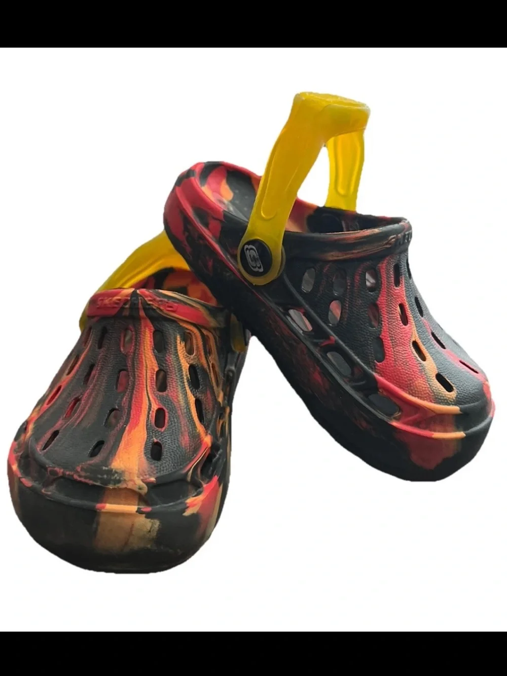 Skechers Foamies Swifters Transluminator Blaze Light Up Clogs Kids Size 7